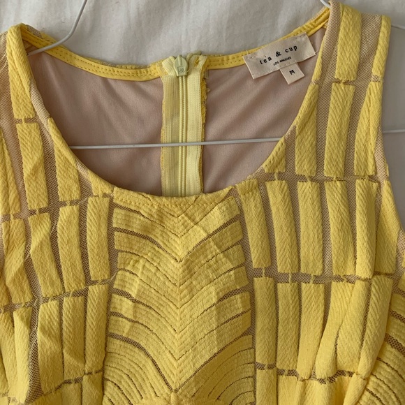 Yellow Mini Dress - Picture 4 of 4